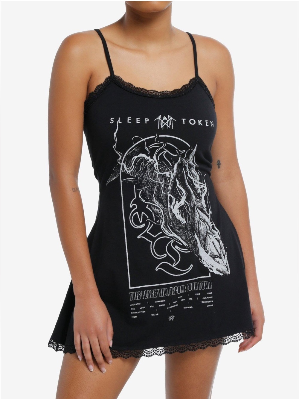 Sleep Token This Place Will Become Your Tomb Tracklist Cami Dress Size Small - Picture 9 of 13